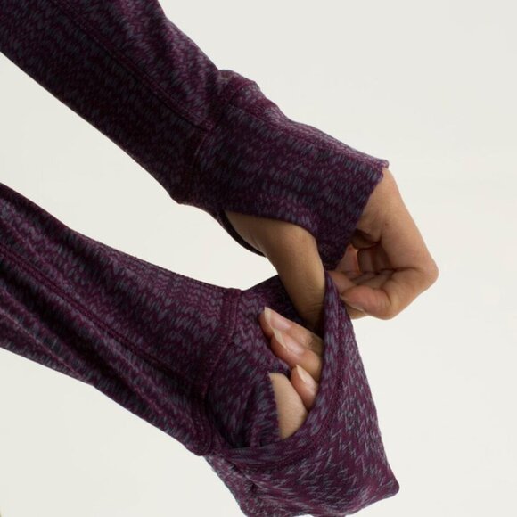 Lululemon Women's  Forme Jacket *Cuffins Ziggy Wee September Plum - Picture 3 of 9